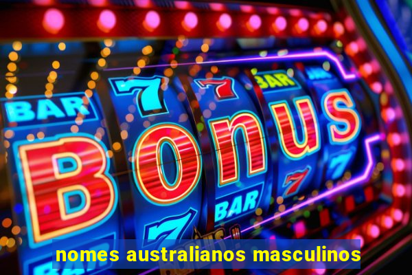 nomes australianos masculinos